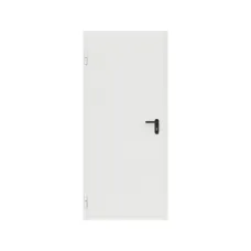 Дверь противопожарная металлическая ДПР-Олимп-01/60К сплошная, угловая коробка (850х2075), левая, RAL9016