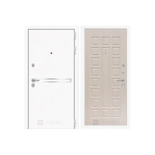 Входная дверь Labirint Лайн WHITE 04 Беленый дуб