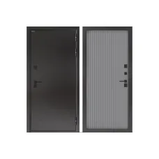 Входная дверь с терморазрывом BN-10 ХОМС Серый софт рельеф